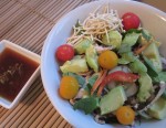 Colourful Salad with Spicy Dressing